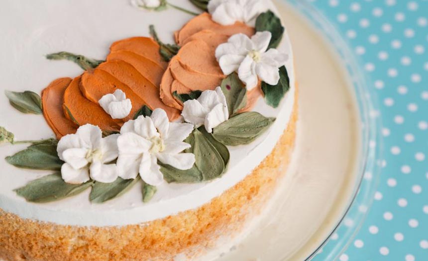 کیک سه شیر مناسب تولد