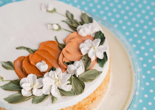 کیک سه شیر مناسب تولد