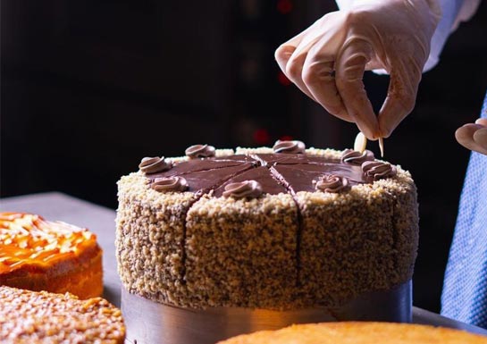 کیک شکلاتی فنسی