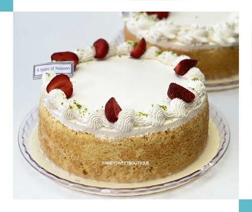 کیک سه شیر وانیل